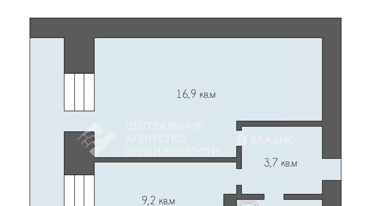 квартира г Рязань р-н Советский ул 2-е Бутырки 1 фото 16