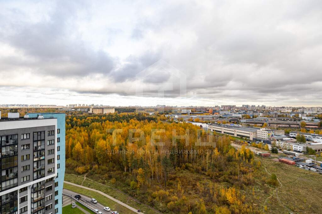 квартира г Санкт-Петербург метро Комендантский Проспект р-н Приморский ул Парашютная 61к/1 фото 23