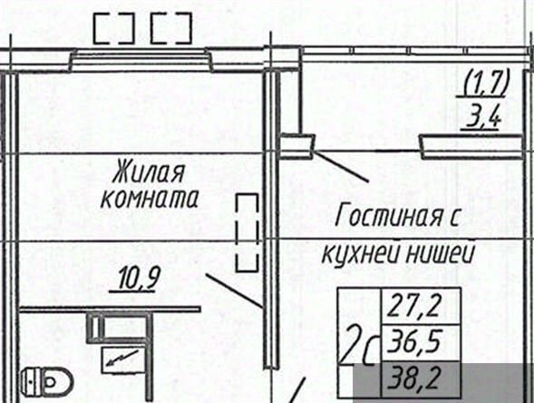 квартира г Воронеж р-н Центральный ул Шишкова 140б/6 ЖК «‎Яблоневые Сады» фото 1