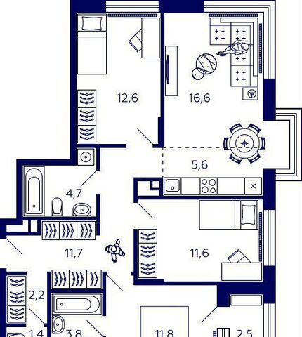 р-н Октябрьский ул Энтузиастов 7в ЖК Tau House д. 7 фото