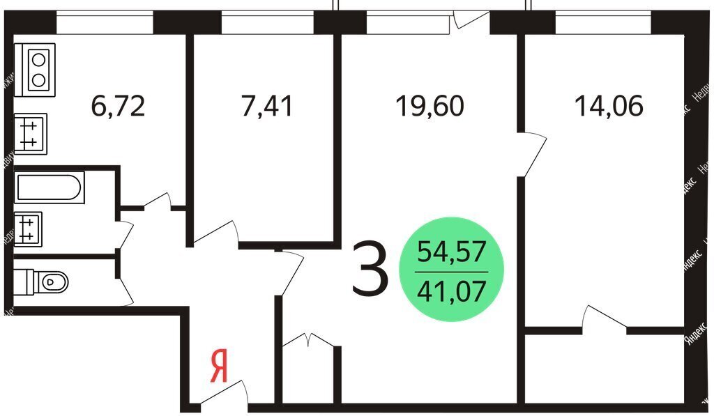 квартира г Москва метро Волжская ул Юных Ленинцев 35к/1 фото 26