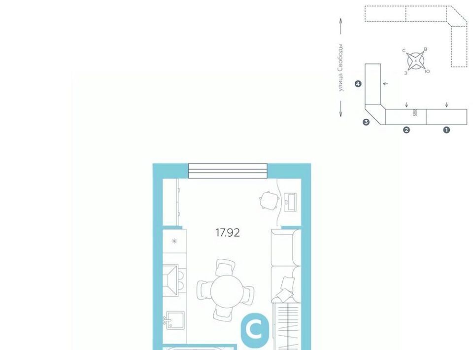 квартира г Ялуторовск ул Свободы 242 фото 1