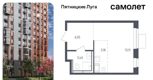 ЖК Пятницкие Луга Сходня, Пятницкие Луга жилой комплекс, к 2/1, Химки городской округ, д. Юрлово фото