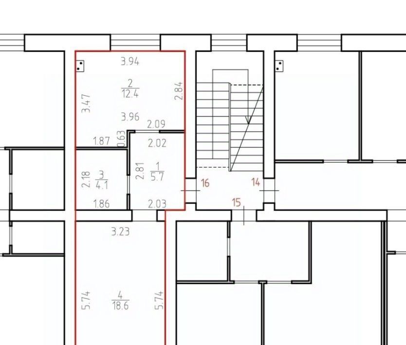 квартира г Кострома ул 8 Марта 65 фото 2