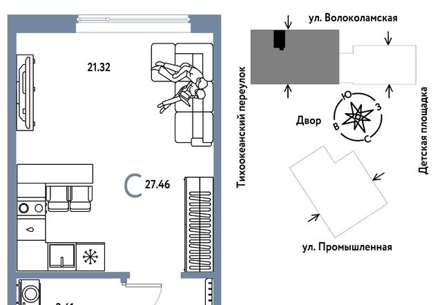 р-н Центральный ЖК «Страна.Прибрежная» фото
