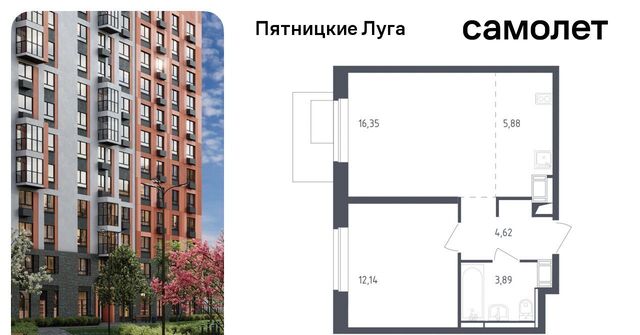 ЖК Пятницкие Луга Подрезково, Пятницкие Луга жилой комплекс, к 2/2, Химки городской округ, д. Юрлово фото