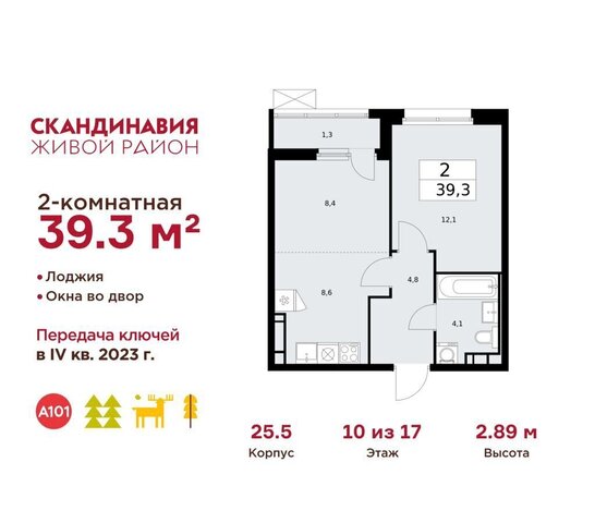 жилой район «Скандинавия» метро Коммунарка стр. 25. 5, Московская область фото