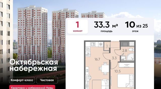 метро Ломоносовская наб Октябрьская комплекс фото