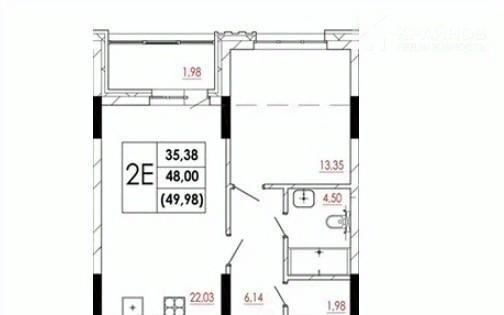 квартира г Воронеж р-н Левобережный ул Ленинградская 120б фото 1