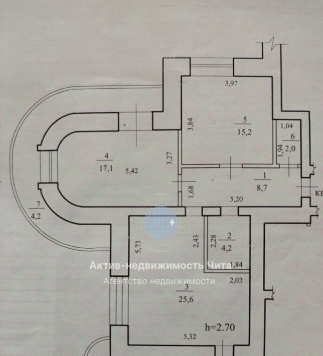 квартира г Чита р-н Центральный ул Смоленская 55 фото 11