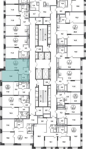 квартира п Московский г Московский ЖК Первый Московский 3 Филатов Луг, фаза, 7-я фото 18