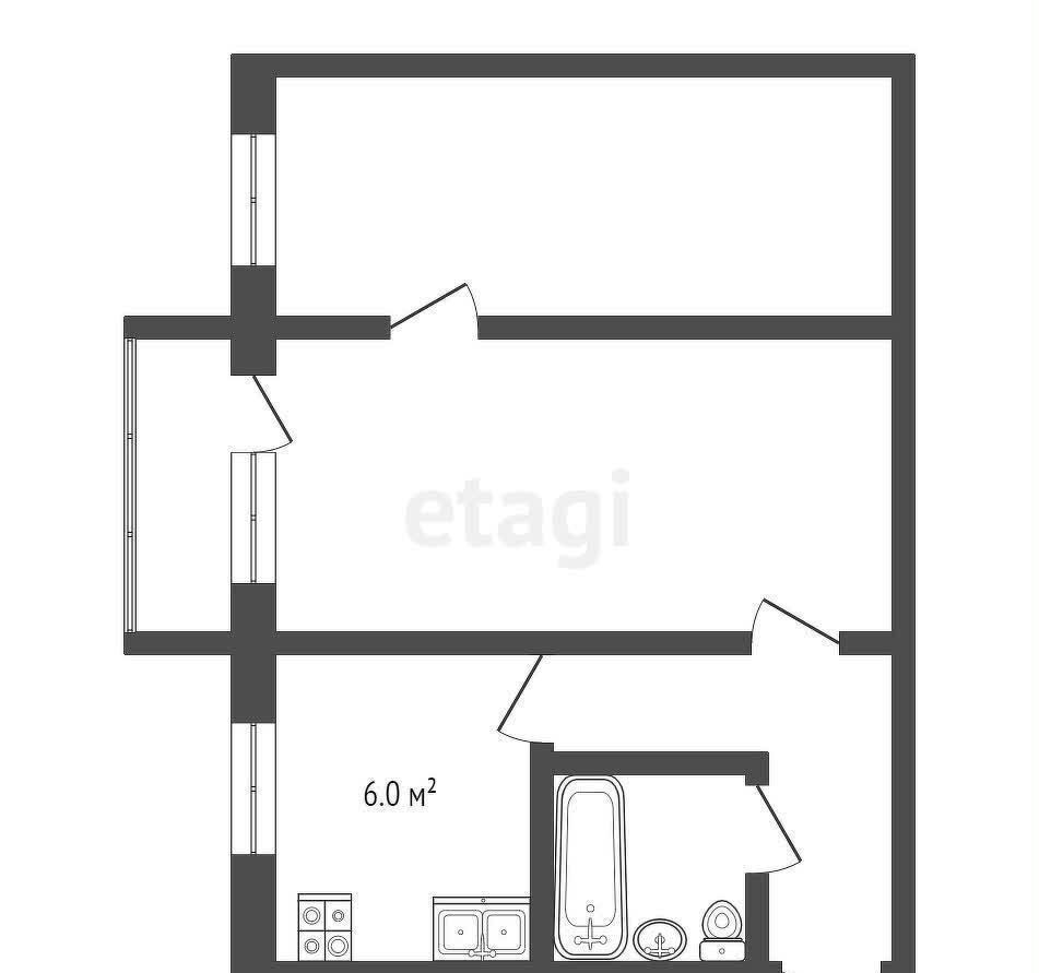 квартира г Муром ул Дзержинского 1 фото 12