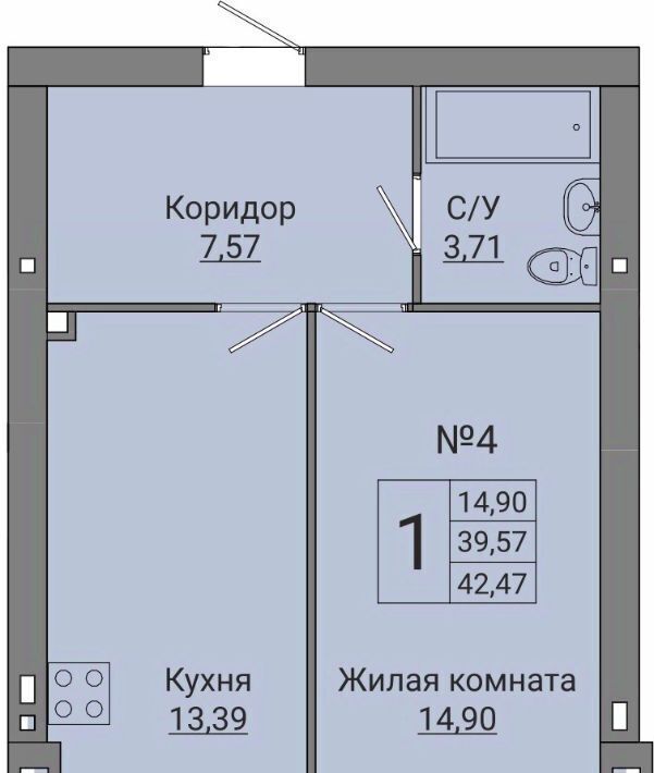 квартира г Волгоград р-н Советский жилой район Долина-2 жилрайон, Лес кв-л фото 1