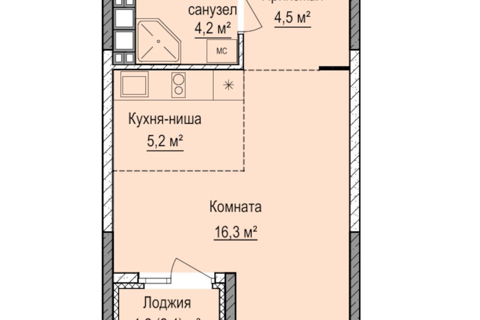 квартира г Ижевск р-н Устиновский Автопроизводство Ижевск городской округ, Строящийся жилой дом фото 1