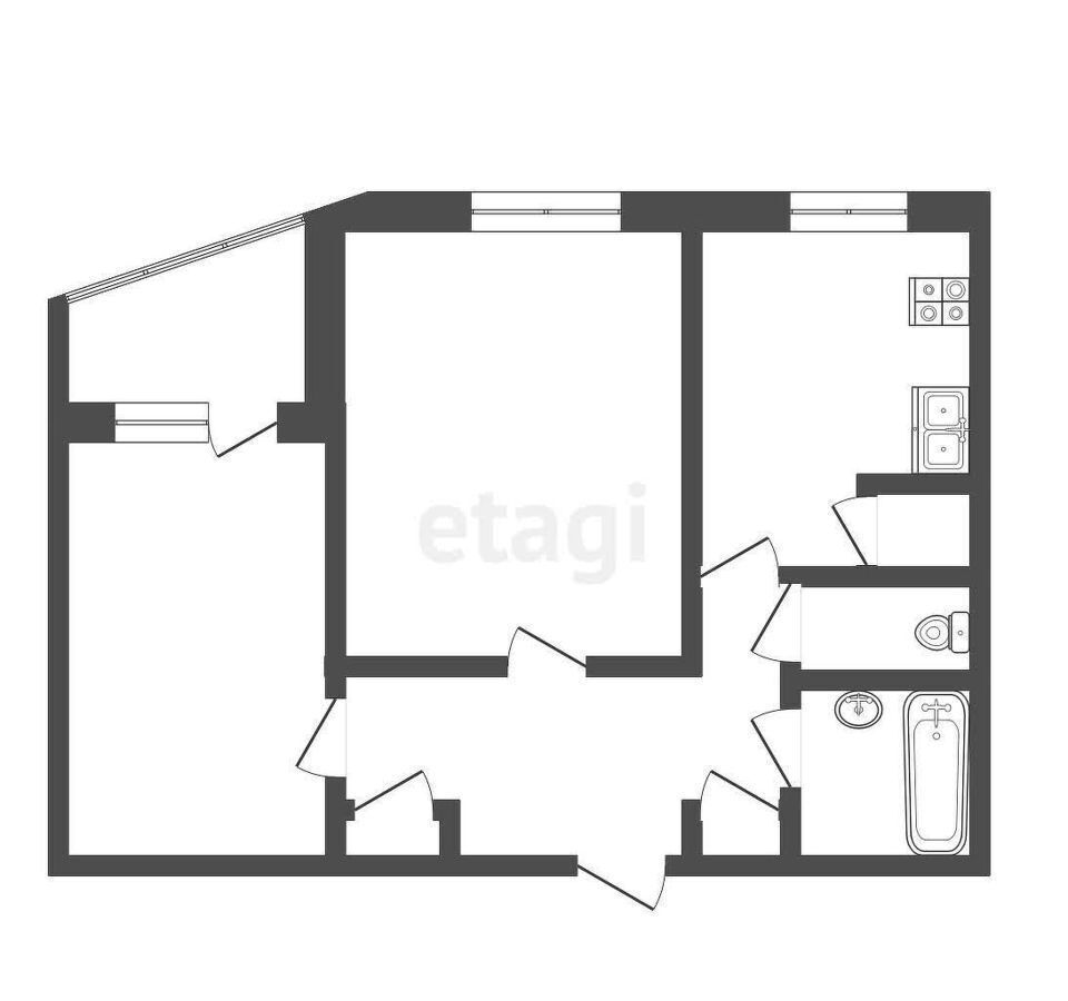 квартира г Мегион ул Губкина 17 Тюменская обл. фото 19