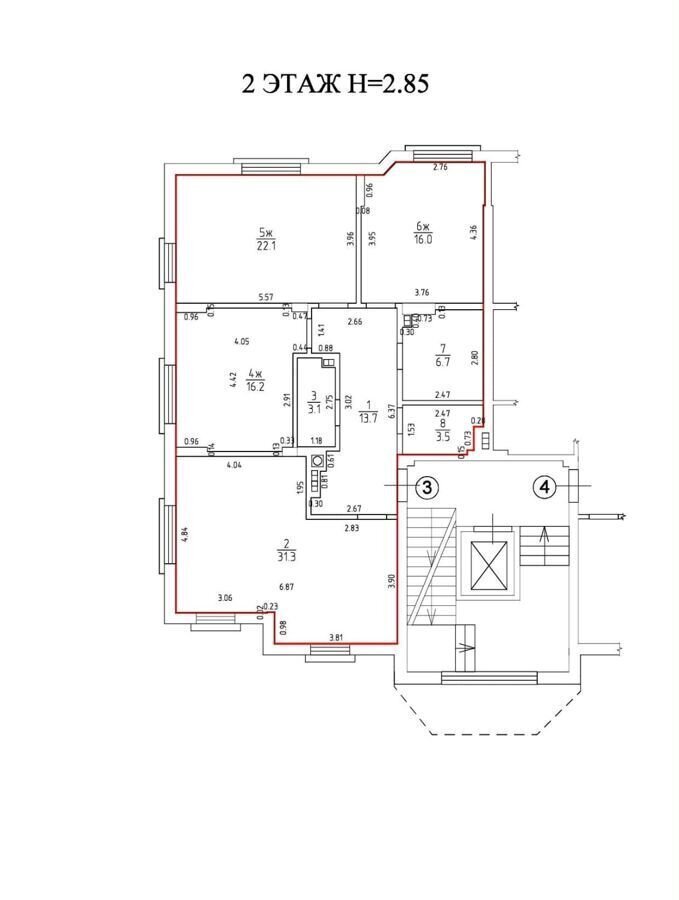 квартира г Калининград р-н Центральный ул Ватутина 17 фото 27