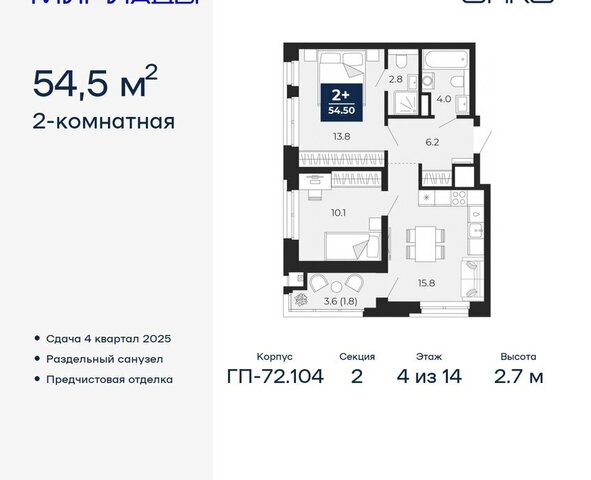 ЖК «Мириады» Ленинский административный округ фото