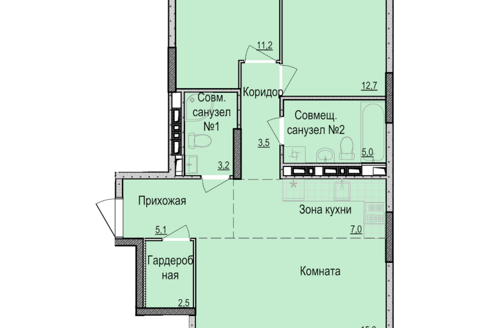 квартира г Ижевск р-н Индустриальный ул Ленина 95/1 городской округ Ижевск фото 1