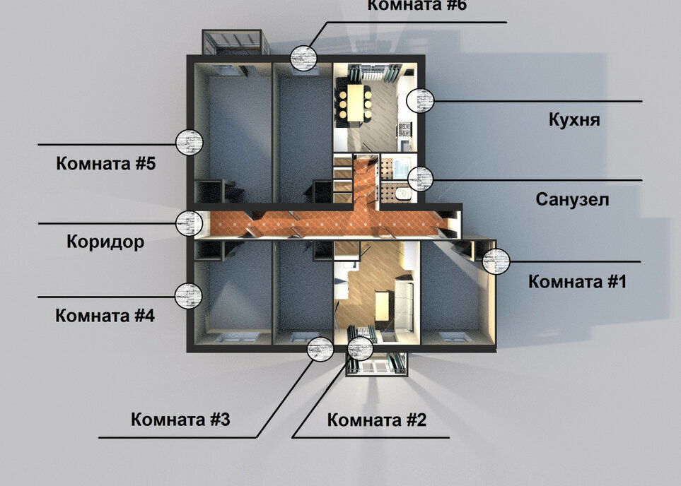 комната г Уфа р-н Орджоникидзевский пр-кт Октября 111/2 фото 22