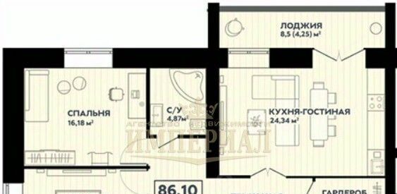 квартира г Йошкар-Ола ул Красноармейская 58 фото 3