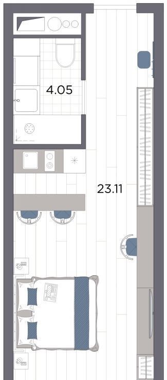 квартира г Санкт-Петербург метро Ладожская ул Магнитогорская 3 д. 51 фото 2