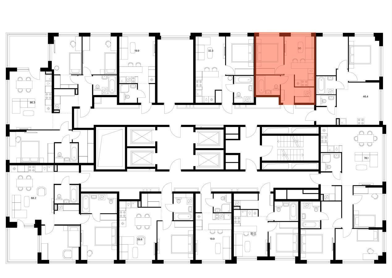 квартира г Москва метро Кунцевская ул Ивана Франко корп. 3 фото 2