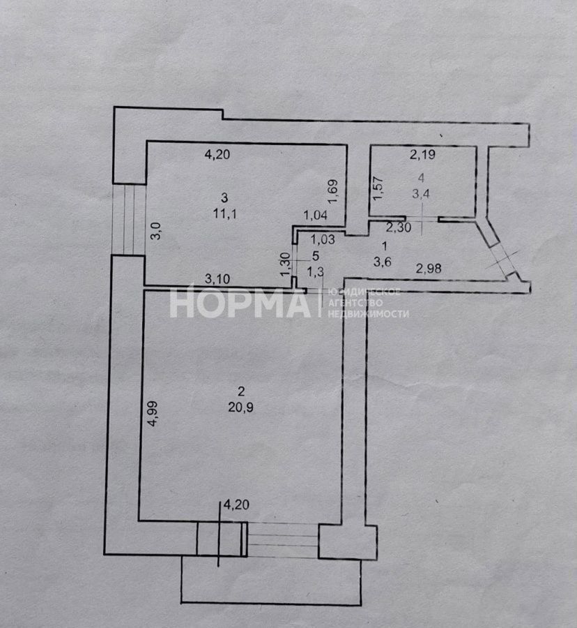 квартира г Октябрьский 34-й мкр-н, 22/2 фото 7