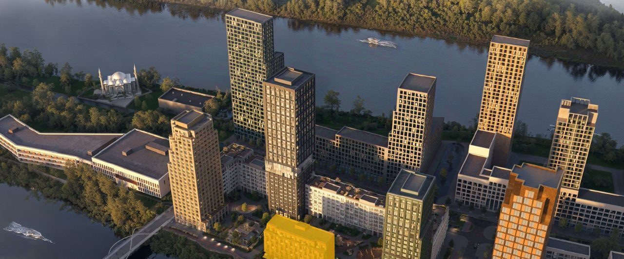 квартира г Уфа р-н Кировский ЖК "Белый остров" Кузнецовский Затон мкр фото 17