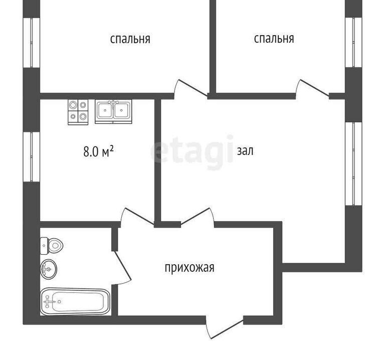 квартира р-н Чердаклинский рп Чердаклы ул Советская 12 фото 27