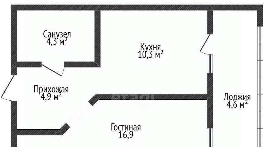 квартира г Краснодар р-н Прикубанский ул им. Григория Булгакова 10 фото 1