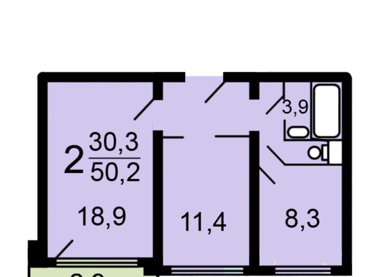 квартира г Москва метро Крылатское б-р Осенний 16к/1 фото 1