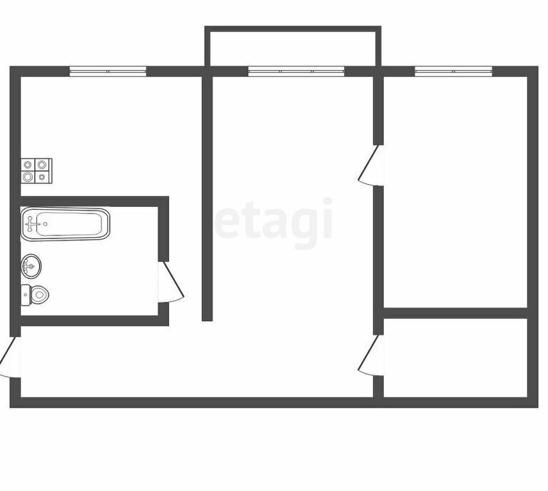 квартира г Ангарск 22, 15-й микрорайон фото 12