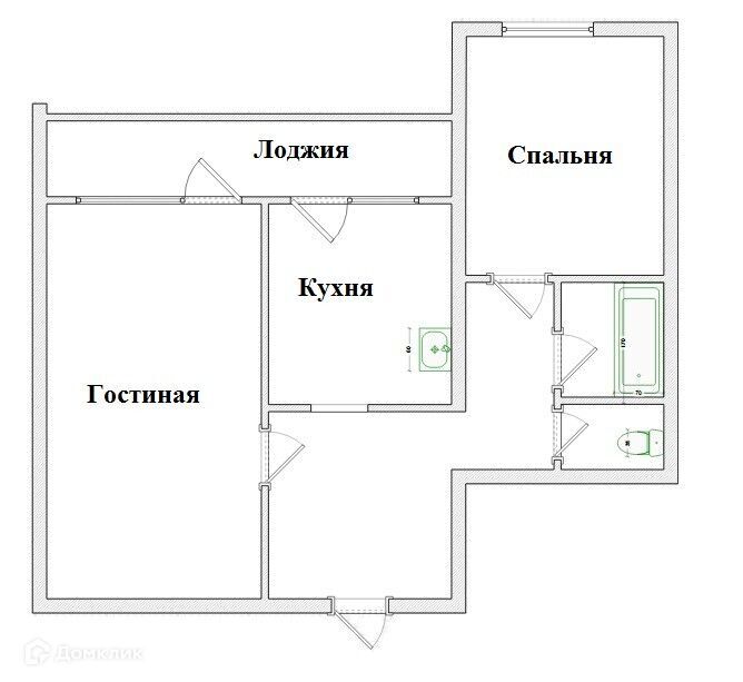 квартира г Томск р-н Кировский ул Красноармейская 119 Томский район фото 2