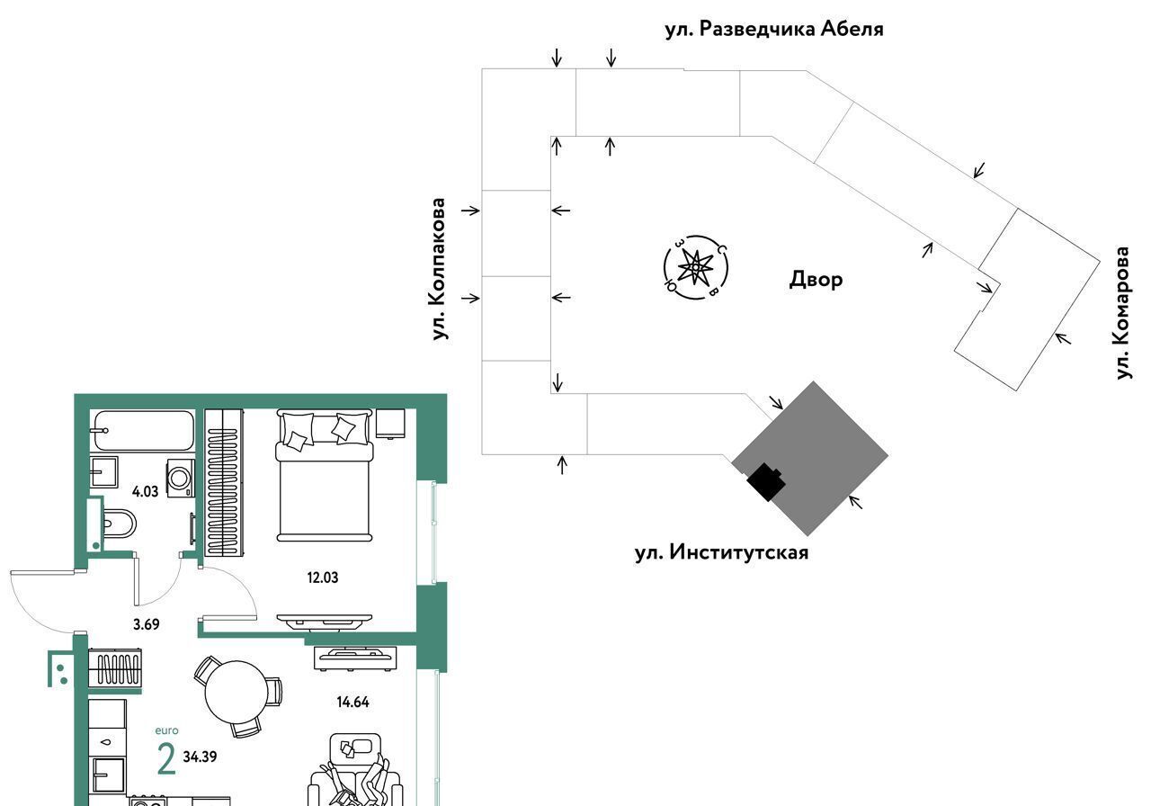 квартира г Москва метро Технопарк пр-кт Андропова 3 оч фото 1