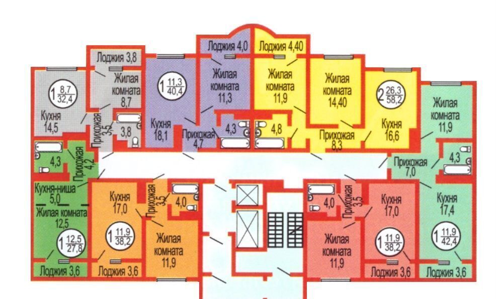 квартира г Оренбург р-н Ленинский ул Уральская 2/25 фото 3