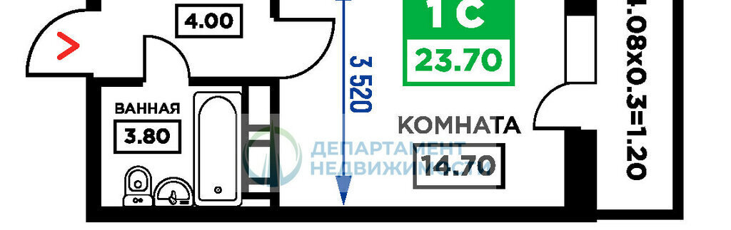 квартира г Краснодар р-н Прикубанский ул Дубравная 1 ЖК «Открытие» фото 1