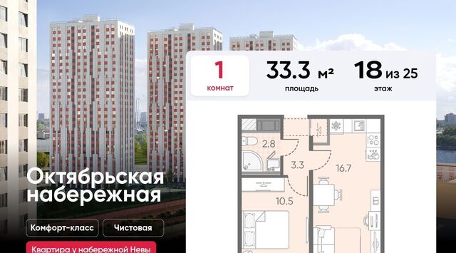 метро Ломоносовская наб Октябрьская ЖК «Октябрьская набережная» комплекс фото