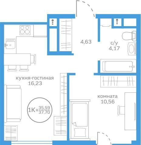 р-н Калининский ул Краснооктябрьская 16 корп. 1 фото