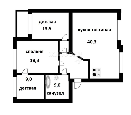 р-н Заельцовский Ботанический жилмассив дом 26/1 Заельцовская фото