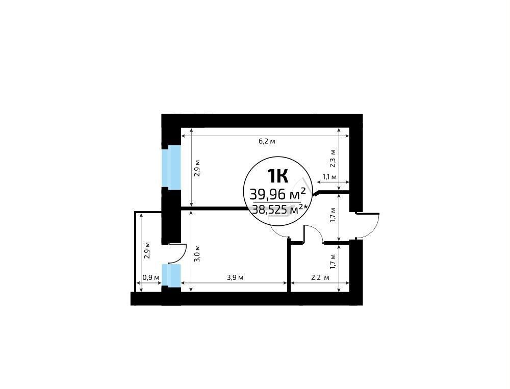 квартира г Самара п Мехзавод кв-л 1 р-н Красноглинский секц. 68-71 фото 2