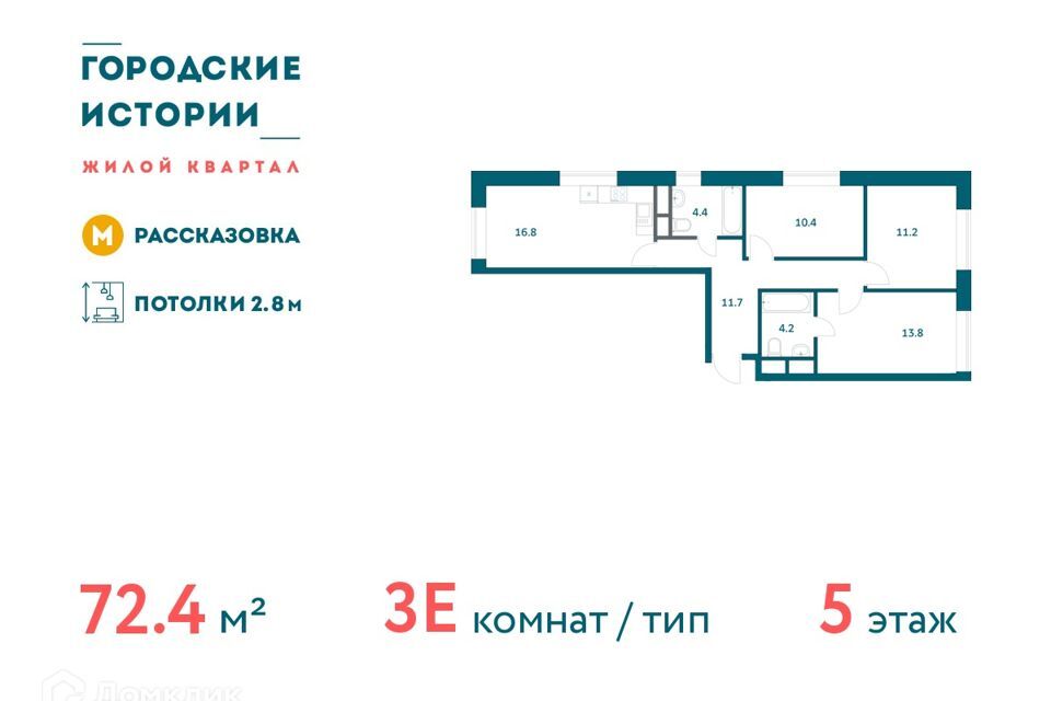 квартира г Москва ш Боровское 2ас/1 Новомосковский административный округ, километр, 28-й фото 1