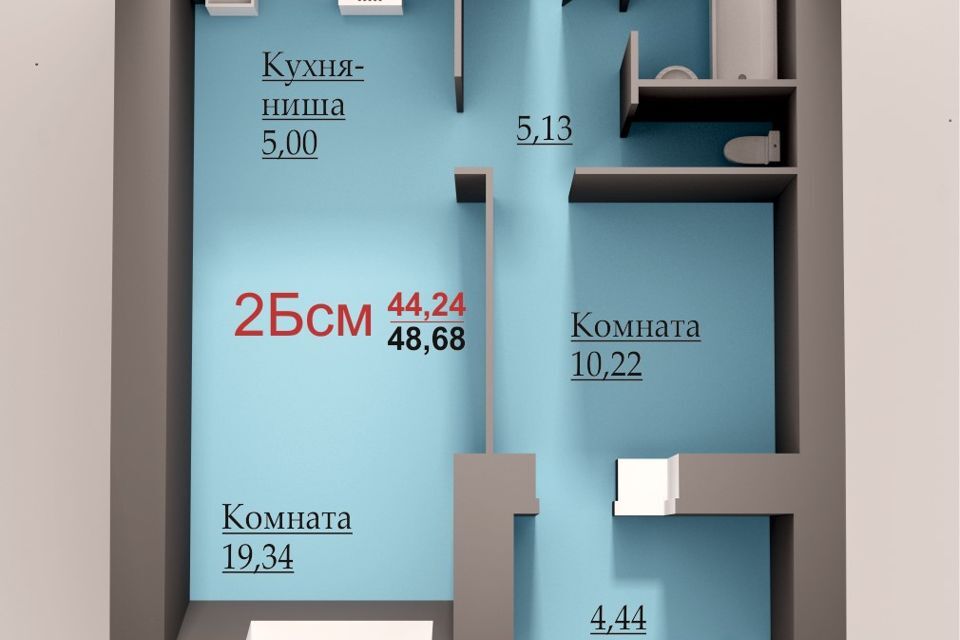 квартира г Набережные Челны р-н Автозаводский городской округ Набережные Челны, 53-й комплекс фото 1