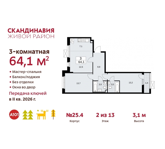 жилой район «Скандинавия» Сосенское, Бутово фото