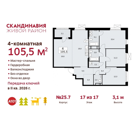 б-р Скандинавский 25/7 жилой район «Скандинавия» Сосенское, Бутово фото