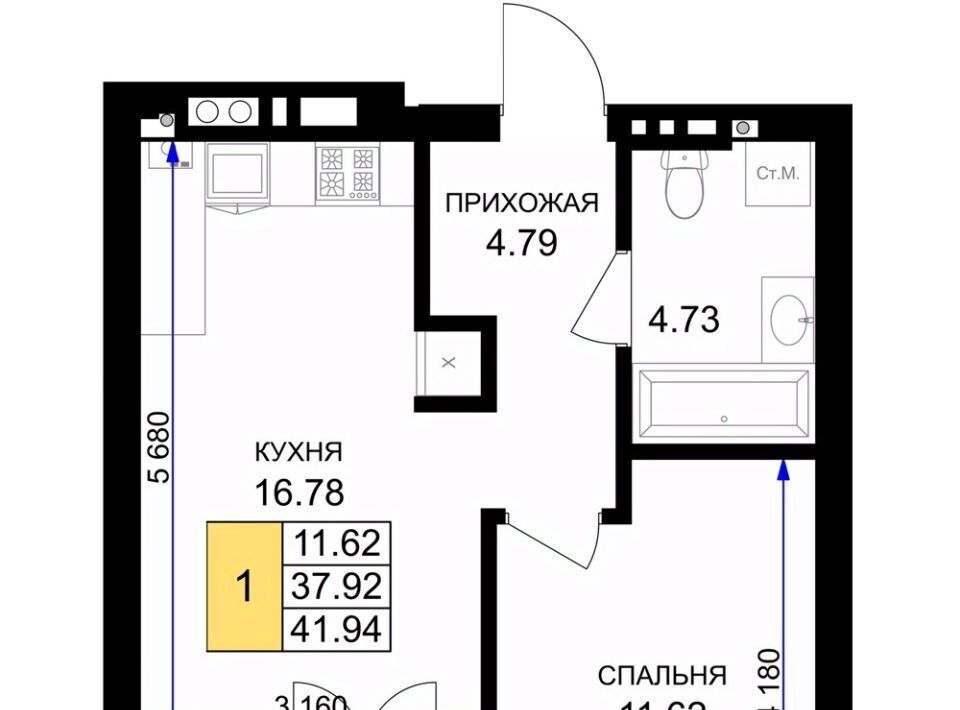 квартира р-н Гурьевский г Гурьевск ЖК «Включи» фото 1