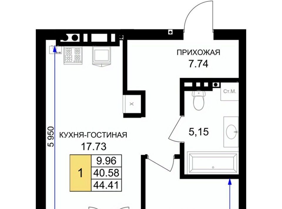 квартира р-н Гурьевский г Гурьевск ЖК «Включи» фото 1