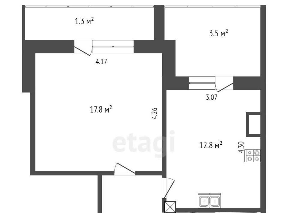 квартира г Омск р-н Кировский ул Ватутина 16 Кировский АО фото 35