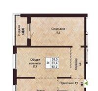 квартира г Новосибирск ЖК «Новый горизонт» Площадь Маркса фото 1