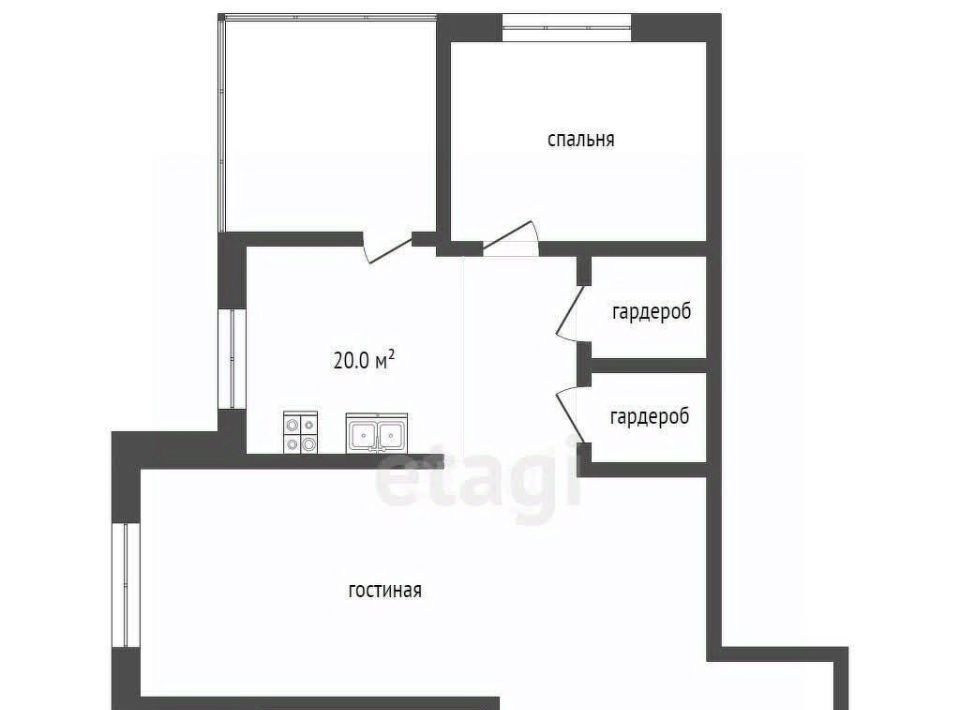 квартира г Краснодар р-н Прикубанский мкр Любимово 2/1 фото 1