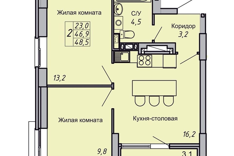 квартира г Волгоград р-н Кировский городской округ Волгоград, Кировский фото 1